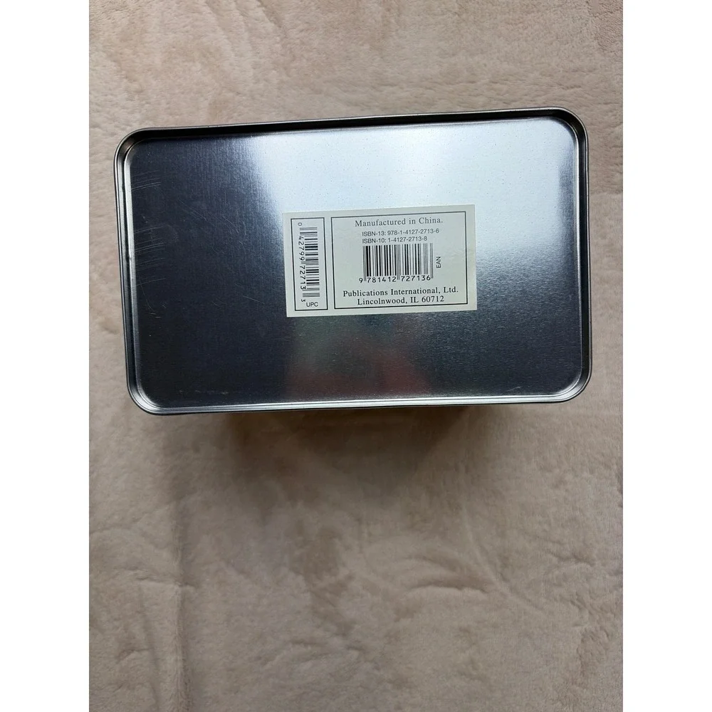 Rival Crock-Pot Recipe Card Collection Unisex OS Burgundy Excellent Metal Tin